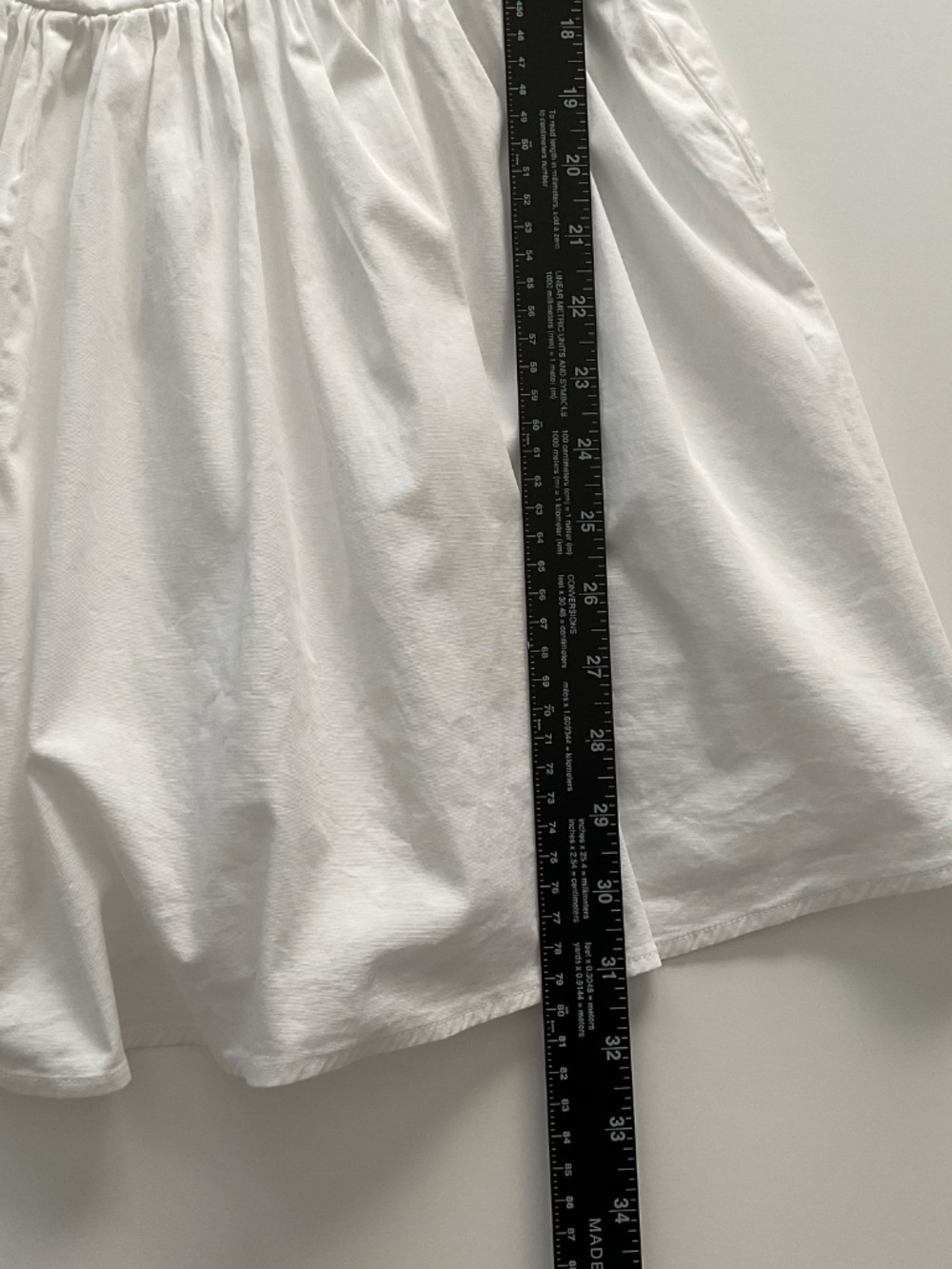 Zara Corset Mini Dress Sz M White Pockets Soft Girl Fairycore Coquette Chic - Picture 5 of 14